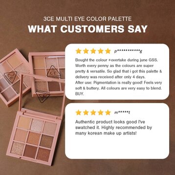 Bảng Phấn Mắt 3CE Multi Eye Color - All Nighter 8.5g