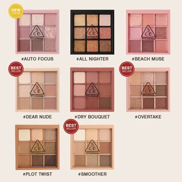 Bảng Phấn Mắt 3CE Multi Eye Color - All Nighter 8.5g