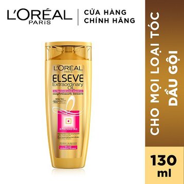 Dầu Gội L'Oreal Tinh Dầu Hoa Tự Nhiên Mượt Tóc 130ml