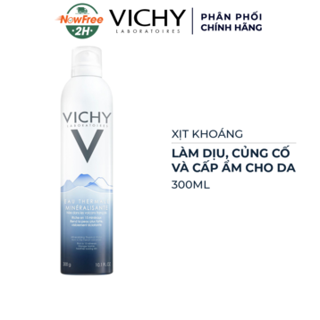 Xịt Khoáng Vichy Làm Dịu, Củng Cố &amp; Cấp Ẩm Cho Da 300ml