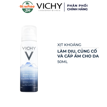 Xịt Khoáng Vichy Làm Dịu, Củng Cố &amp; Cấp Ẩm Cho Da 50ml