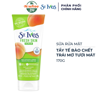 Sữa Rửa Mặt St.Ives Tẩy Tế Bào Chết Trái Mơ Tươi Mát 170g