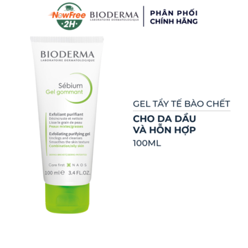 Gel Tẩy Tế Bào Chết Bioderma Cho Da Dầu Và Hỗn Hợp 100ml