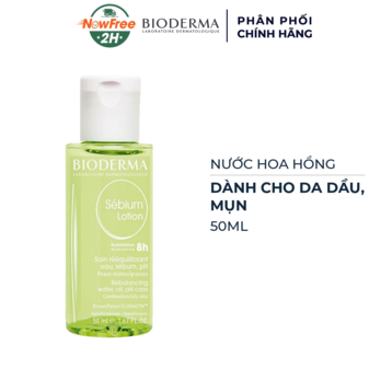 Nước Hoa Hồng Bioderma Dành Cho Da Dầu, Mụn 50ml