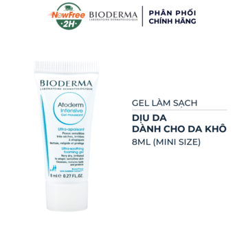 [Mini] Gel Làm Sạch Và Dịu Da Bioderma Dành Cho Da Khô 8ml