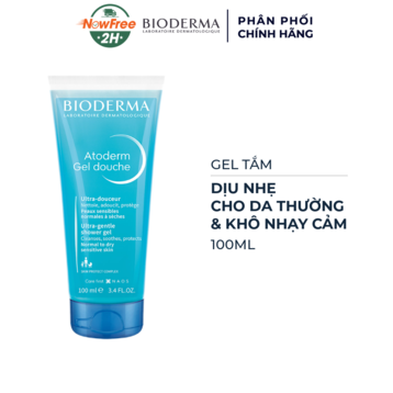 Gel Tắm Bioderma Dịu Nhẹ Cho Da Thường &amp; Khô Nhạy Cảm 100ml