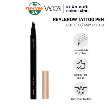 Bút Kẻ Sợi Mày Tatoo Vacosi 04 Gray Brown 3g