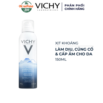 Xịt Khoáng Vichy Làm Dịu, Củng Cố &amp; Cấp Ẩm Cho Da 150ml