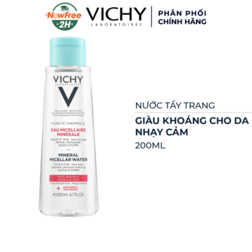 Nước Tẩy Trang Vichy Giàu Khoáng Cho Da Nhạy Cảm 200ml