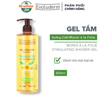 Gel Tắm Evoluderm Tinh Chất Hoa Monoi 500ml