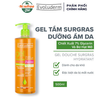 Gel Tắm Evoluderm Chiết Xuất Surgras 500ml