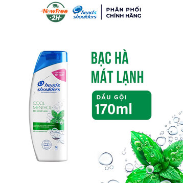 Dầu Gội Head &amp; Shoulders Bạc Hà Mát Lạnh 170ml