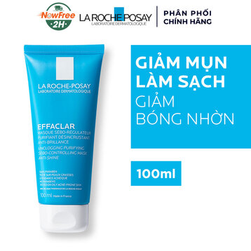 Mặt Nạ Bùn La Roche-Posay Sạch Sâu, Giảm Mụn &amp; Bóng Nhờn 100ml