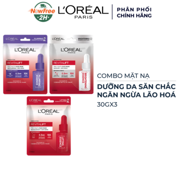 Combo 3 Mặt Nạ L'Oreal Dưỡng Da Ngừa Lão Hoá 30g