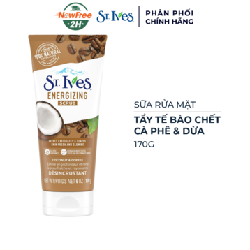 Sữa Rửa Mặt St.Ives Tẩy Tế Bào Chết Cà Phê &amp; Dừa 170g