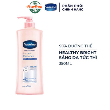 Sữa Dưỡng Thể Vaseline Dưỡng Sáng Da Rạng Rỡ 350ml