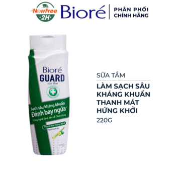 Sữa Tắm Bioré Guard Kháng Khuẩn Thanh Mát Hứng Khởi 220g