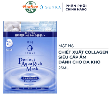 Mặt Nạ Senka Siêu Cấp Ẩm Cho Da Khô 25ml