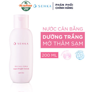 Nước Cân Bằng Senka Dưỡng Sáng, Mờ Thâm Sạm 200ml