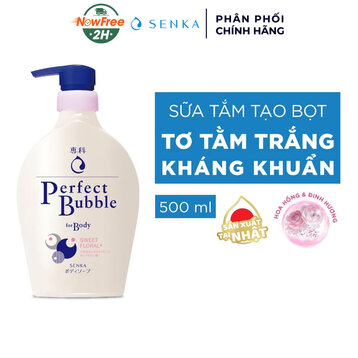 Sữa Tắm Dưỡng Ẩm Senka Hương Hoa Dịu Ngọt 500ml