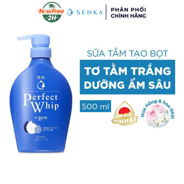 Sữa Tắm Dưỡng Ẩm Senka Hương Hoa Hồng &amp; Hoa Nhài 500ml