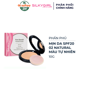Phấn Phủ Silkygirl Mịn Da SPF20 Màu Tự Nhiên 02 Natural 10g