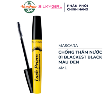 Mascara Chống Thấm Nước Silkygirl Màu Đen 01 Blackest Black