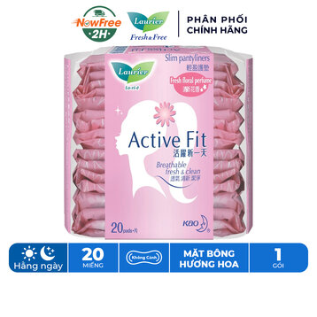 Băng Vệ Sinh Laurier Hàng Ngày Hương Hoa (20 miếng)