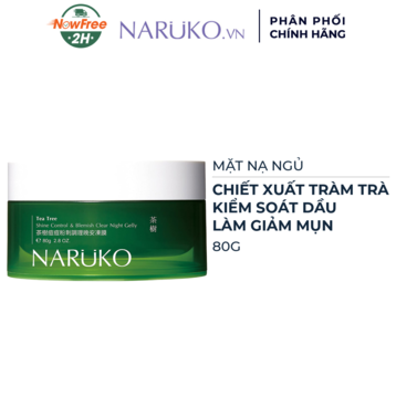 Mặt Nạ Ngủ Naruko Tràm Trà Kiểm Soát Dầu, Giảm Mụn 80g