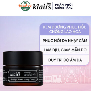 Kem Dưỡng Ẩm Klairs Làm Dịu &amp; Phục Hồi Da Ban Đêm 30ml