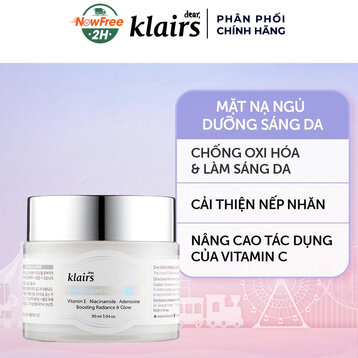 Mặt Nạ Ngủ Klairs Dưỡng Sáng Da, Ngừa Lão Hóa 90ml