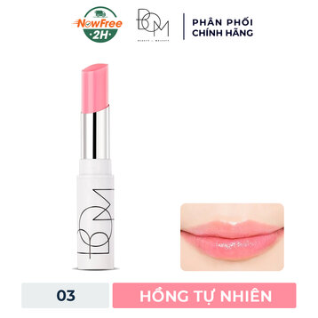 Son Dưỡng B.O.M 03 Pure Pink - Hồng Tự Nhiên 4.5g