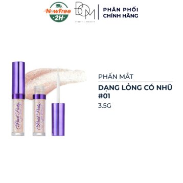 Phấn Mắt Dạng Lỏng Có Nhũ B.O.M 01 Mirror Ball 3.5g