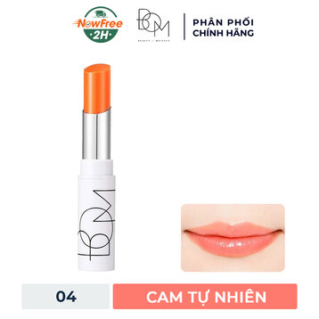 Son Dưỡng B.O.M 04 Pure Coral - Cam Tự Nhiên 4.5g