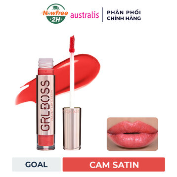 Son Kem Australis Bán Lì #Goal - Cam Satin 8ml