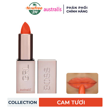 Son Thỏi Australis Dưỡng Môi #Collection - Cam Tươi 3.2g
