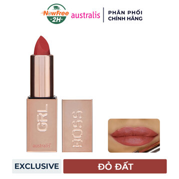 Son Lì Australis Mềm Mịn #Exclusive - Đỏ Đất 3.2g
