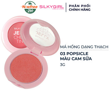 Má Hồng Dạng Thạch Silkygirl Màu Cam Sữa 03 Popsicle 3g