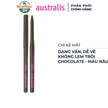 Chì Kẻ Mắt Australis #Chocolate - Màu Nâu