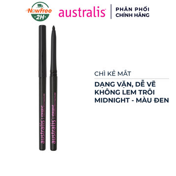Chì Kẻ Mắt Australis #Midnight - Màu Đen