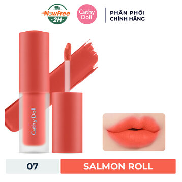 Son Tint Và Má Hồng Cathy Doll 07 Salmon Roll 3.5g