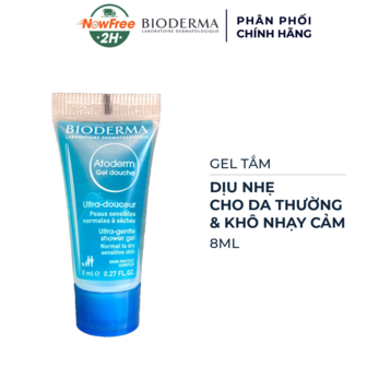 [Mini] Gel Tắm Bioderma Dịu Nhẹ Cho Da Thường &amp; Khô Nhạy Cảm 8ml