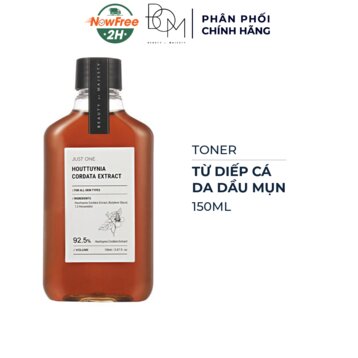 Toner B.O.M Kháng Khuẩn Từ Diếp Cá Cho Da Dầu Mụn 150ml