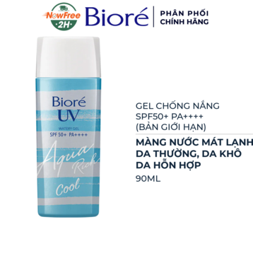 [Bản Giới Hạn] Gel Chống Nắng Bioré Màng Nước Mát Lạnh 90ml