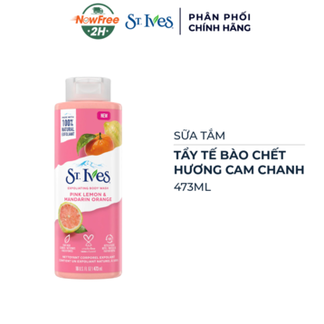 Sữa Tắm St.Ives Tẩy Tế Bào Chết Hương Cam Chanh 473ml