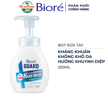 Bọt Rửa Tay Kháng Khuẩn Bioré Guard Hương Khuynh Diệp 250ml