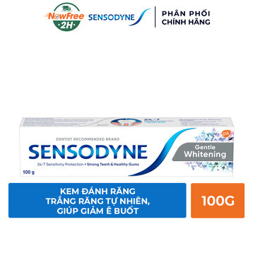 Kem Đánh Răng Sensodyne Gentle Whitening Làm Sáng Răng 100g