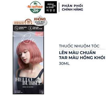 Thuốc Nhuộm Tóc Mise en scène 7AR Màu Hồng Khói 30ml
