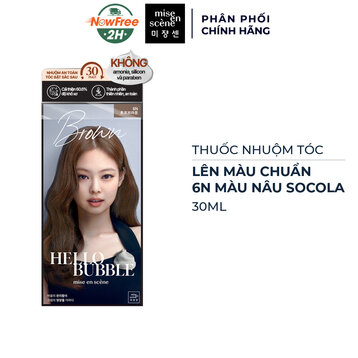 Thuốc Nhuộm Tóc Mise en scène 6N Màu Nâu Socola 30ml