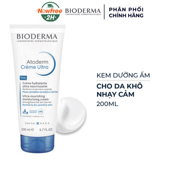 Kem Dưỡng Ẩm Bioderma Cho Da Khô Nhạy Cảm 200ml